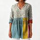 Women's Loose Digital Print Round Neck T-Shirt Short Sleeve Casual Top