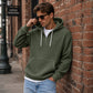 ⏰️LIMITED-TIME 50% OFF & FREE SHIPPING! ✨Men's Knit Quarter-Zip Hoodie Sweatshirt