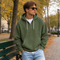 ⏰️LIMITED-TIME 50% OFF & FREE SHIPPING! ✨Men's Knit Quarter-Zip Hoodie Sweatshirt