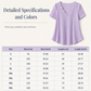 Breathable Jacquard V-Neck Top