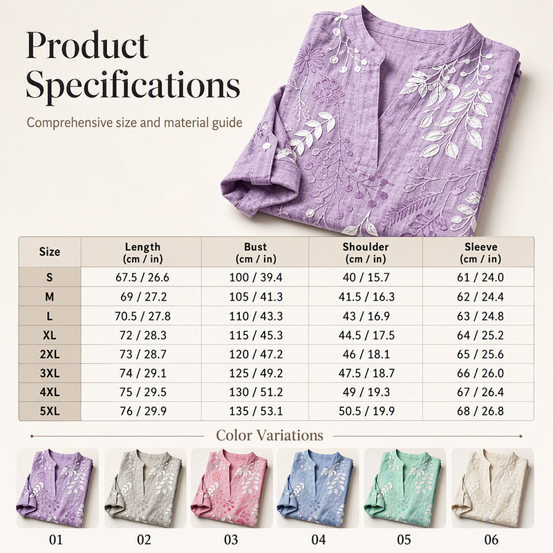 👚 Women's Printed V-Neck Long Sleeve Pullover Casual Top – Easy Style, Everyday Comfort