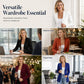 Women's V-Neck Single-Button Blazer