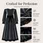 Women's Off-Shoulder Velvet Midi Dress