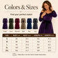 Women's Off-Shoulder Velvet Midi Dress