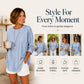 Women's Casual Striped Long Sleeve Top