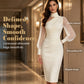 Women's Mock Neck Mesh Bodycon Dress