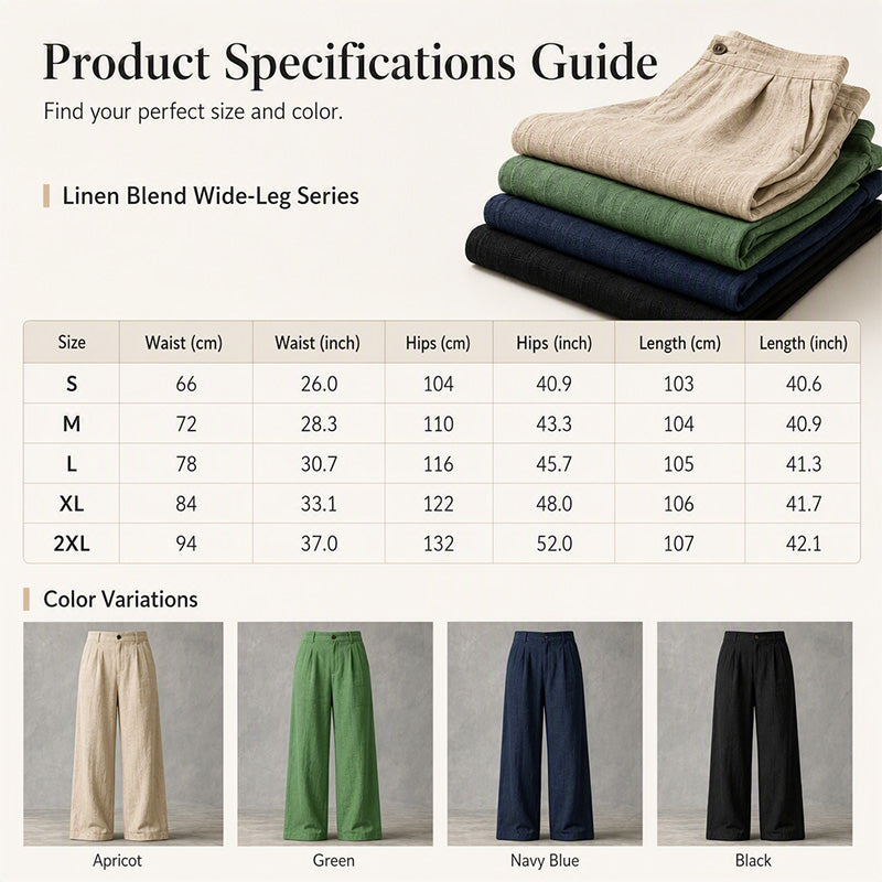 Women's Summer Breathable Wide-Leg Pants