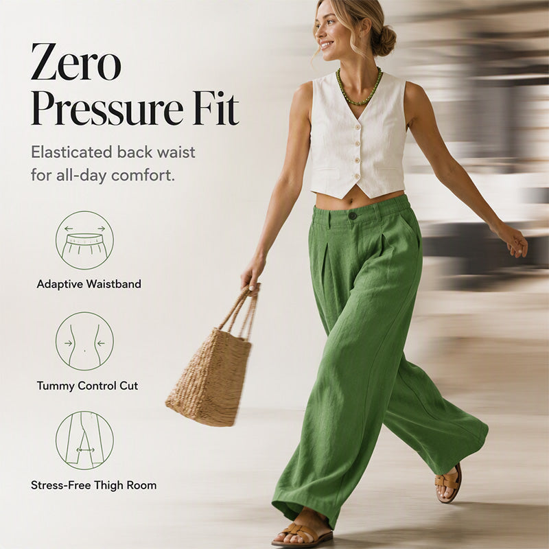 Women's Summer Breathable Wide-Leg Pants
