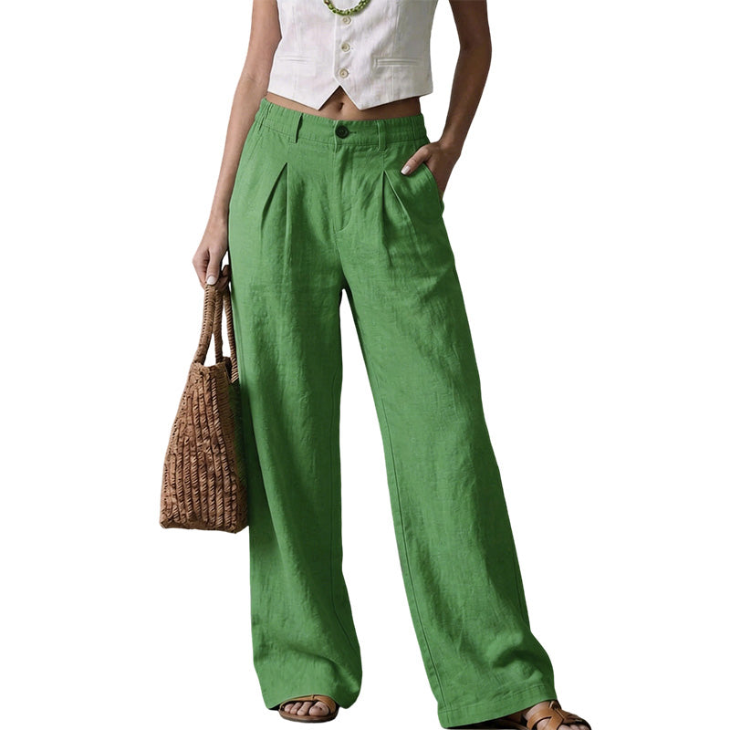 Women's Summer Breathable Wide-Leg Pants