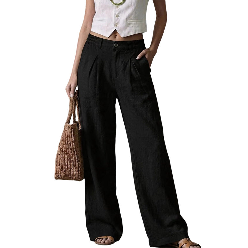 Women's Summer Breathable Wide-Leg Pants