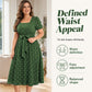 Women's Plus Size Polka Dot Dress 