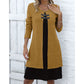 🔥 2026 Fresh Drops | Flat 50% OFF Today! 💸Women's Casual Ribbed Knit Long Sleeve Dress