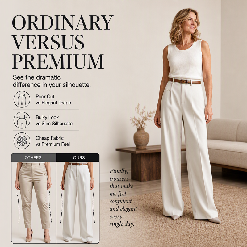 👖 Women's High Waisted Wide Leg Suit Pants– Polished Style Meets Effortless Comfort