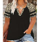 Women's Casual V-Neck Short Sleeve T-Shirt