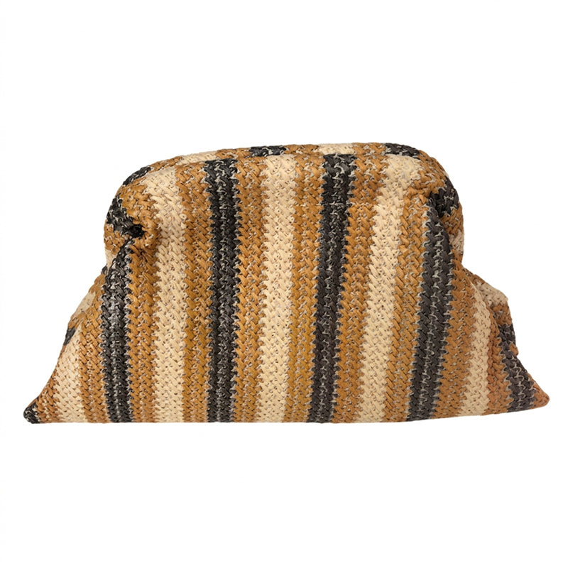 Women's Woven Stripe Clutch Bag