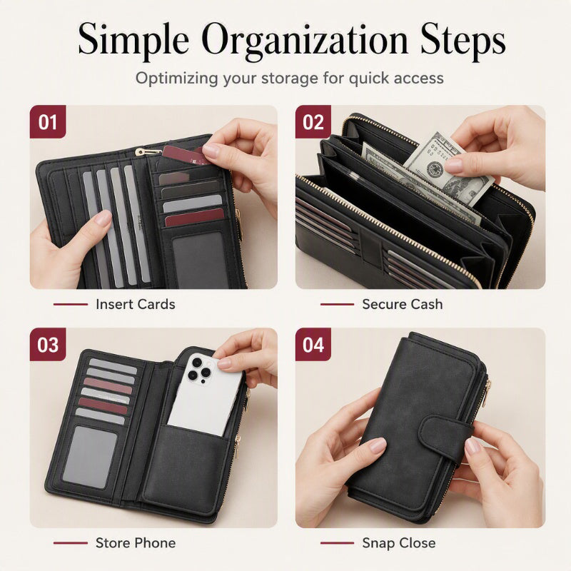 👖 LIMITED-TIME 50% OFF! ✨ Large Capacity Wallet Clutch