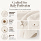 Women's Textured Long Sleeve Button-Down Shirt