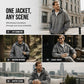 🤎Men's Vintage Washed Half-Zip Hooded Top – Relaxed Casual Pullover for Everyday Style