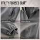 Men's Vintage Washed Half-Zip Hooded Top