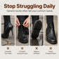 Women's Round Toe Chunky Heel Martin Boots