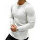 Men's Slim Fit Henley Shirt