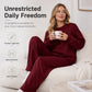 Women's Two-Piece Long Sleeve Casual Sweatsuit Set