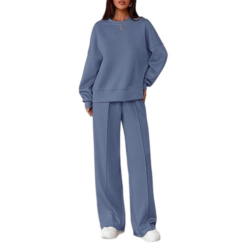 Women's Two-Piece Long Sleeve Casual Sweatsuit Set