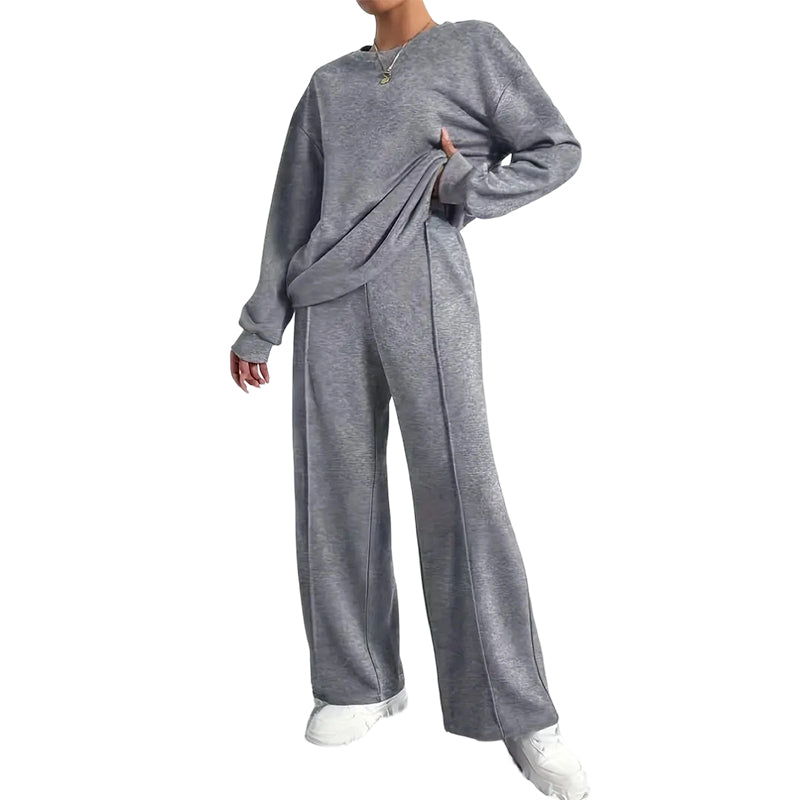Women's Two-Piece Long Sleeve Casual Sweatsuit Set