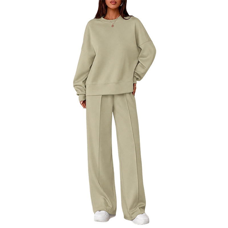 Women's Two-Piece Long Sleeve Casual Sweatsuit Set
