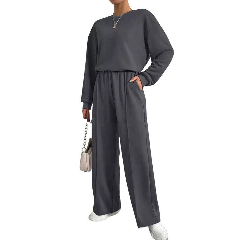 Women's Two-Piece Long Sleeve Casual Sweatsuit Set