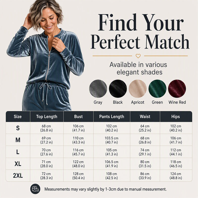 Women's Velvet 2-Piece Outfits