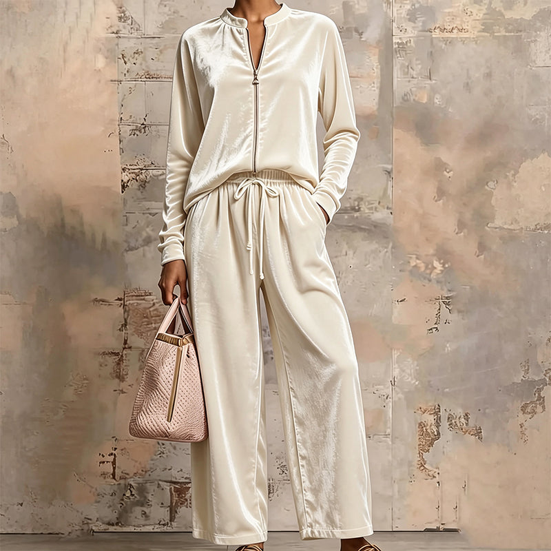 Women's Velvet 2-Piece Outfits