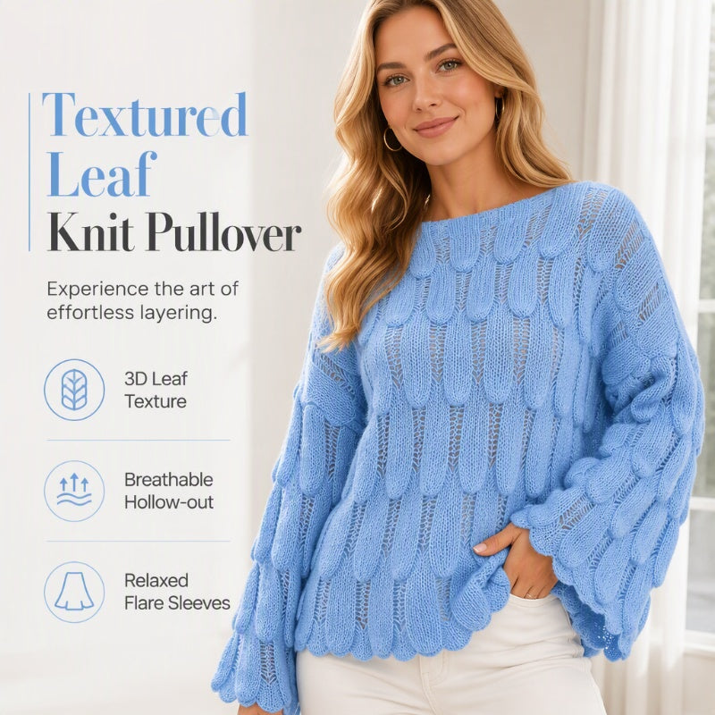 Women's Hollow Out Slouchy Knit Sweater