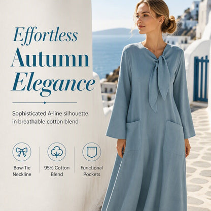 Effortless Pocket Midi Dress