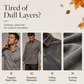 Men's Long Sleeve Contrast Collar Top