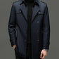 ⌛Limited-Time Offer🛍️Men's Medium-Length Trench Coat with Detachable Inner