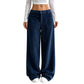Women’s Casual Relaxed Fit Wide-Leg Pants
