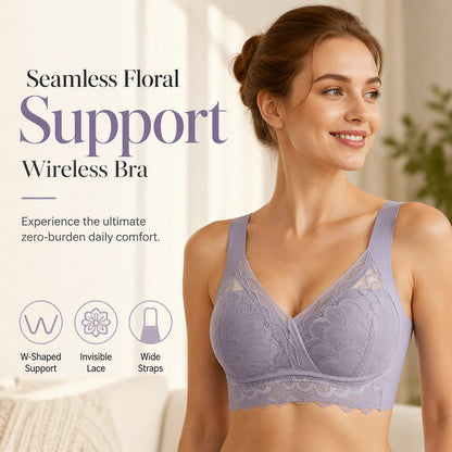 Women's Wireless Lace Bra