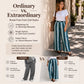 Women's Casual Striped Wide-Leg Pants