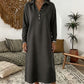 Women's Long Sleeve Knit Sweatshirt Dress