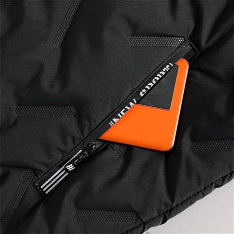 ❄️ Men’s Warm Zipper Hooded Coat – Winter Comfort Meets Everyday Style