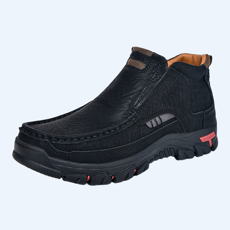 Men's Casual Slip-On PU Leather Shoes