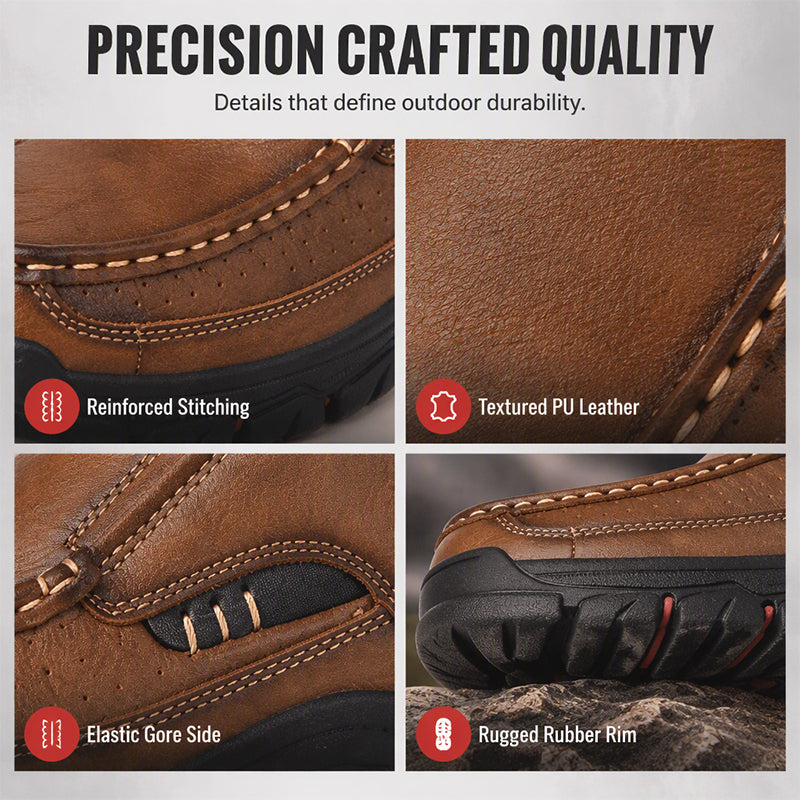 Men's Casual Slip-On PU Leather Shoes
