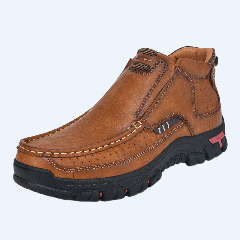 Men's Casual Slip-On PU Leather Shoes