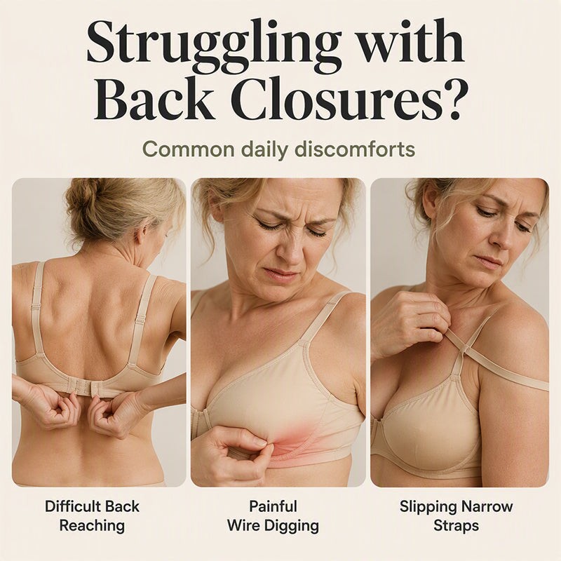 🏆Surprise Price: Only £8.99!!!👙Women’s Wireless Front Closure Bra🌸