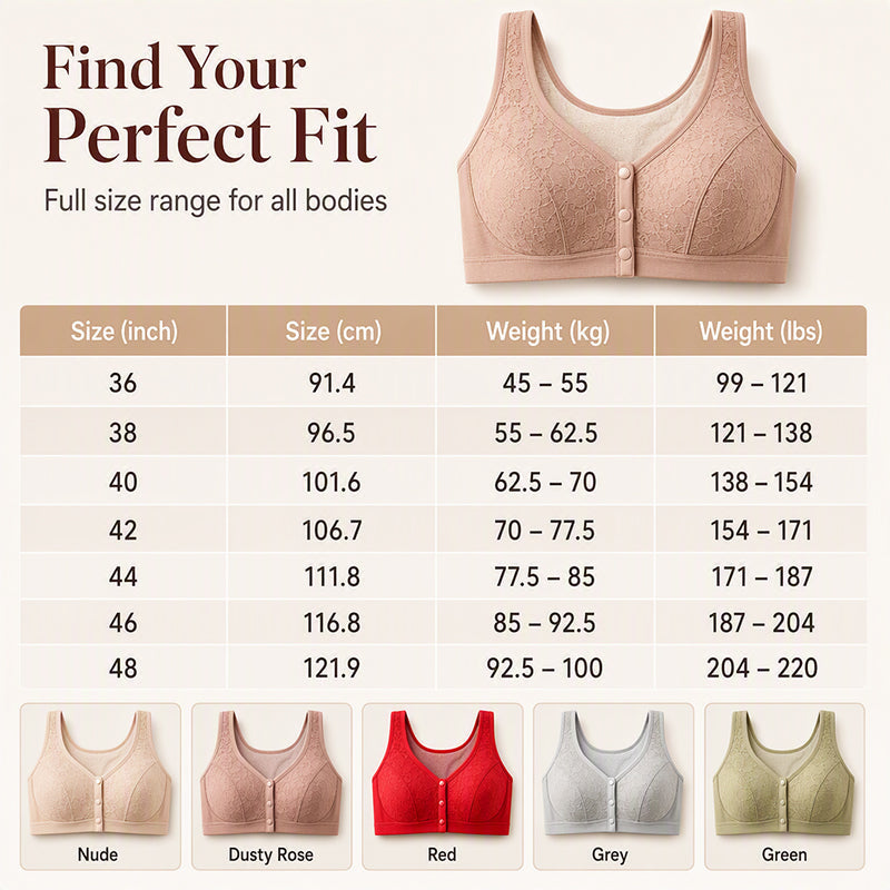 🏆Surprise Price: Only £8.99!!!👙Women’s Wireless Front Closure Bra🌸