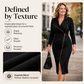 Women's Asymmetric Zipper Front Slit Dress