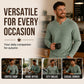 Men's Slim Fit Waffle Knit V-Neck Shirt