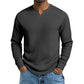 Men's Slim Fit Waffle Knit V-Neck Shirt