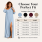 Women's Off Shoulder Side Slit Dress